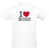 I ❤ Born weiß