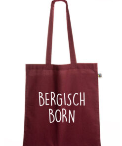 Bergisch Born Einkaufstasche (Burgundy)